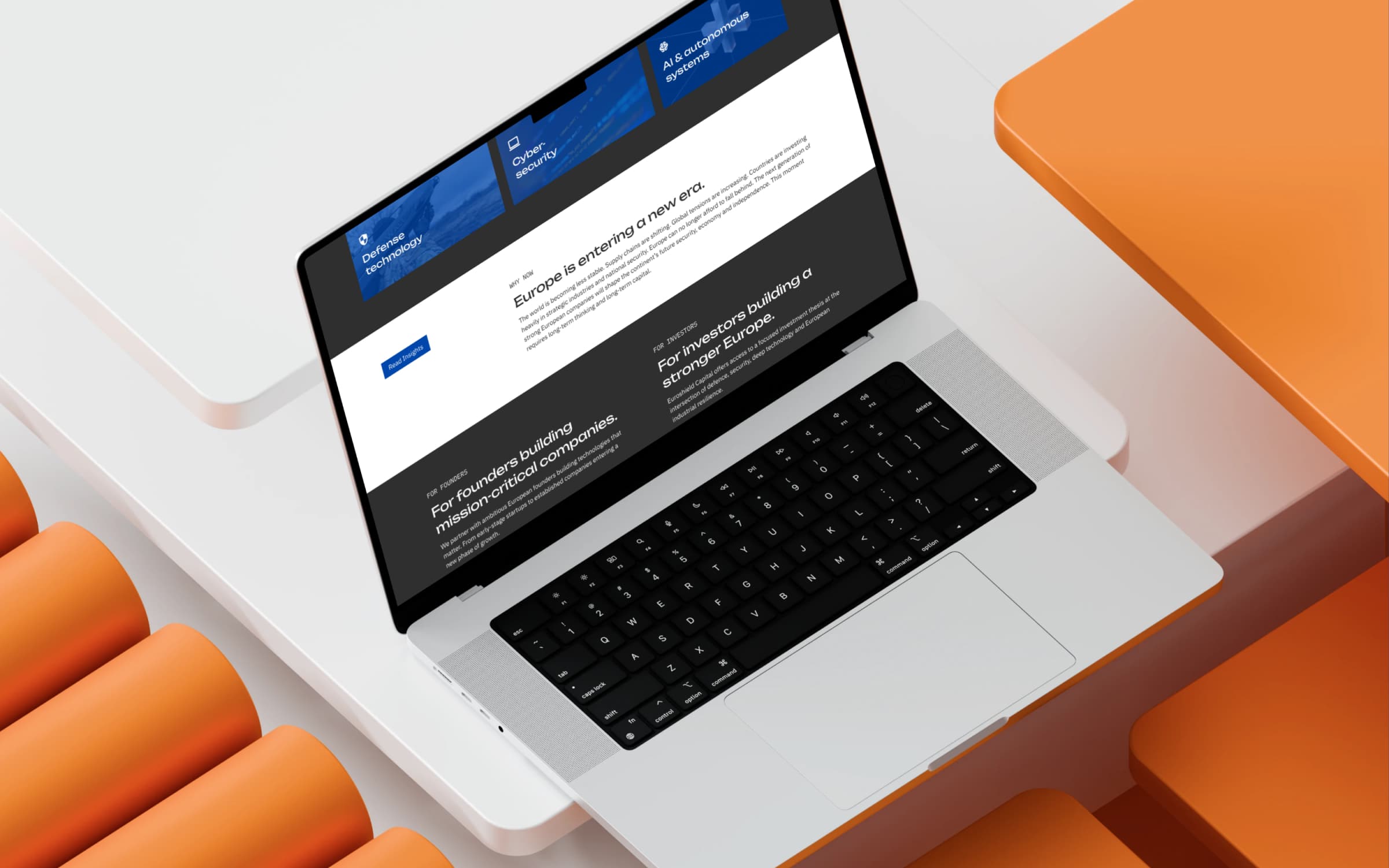 Euroshield Capital brand touchpoints