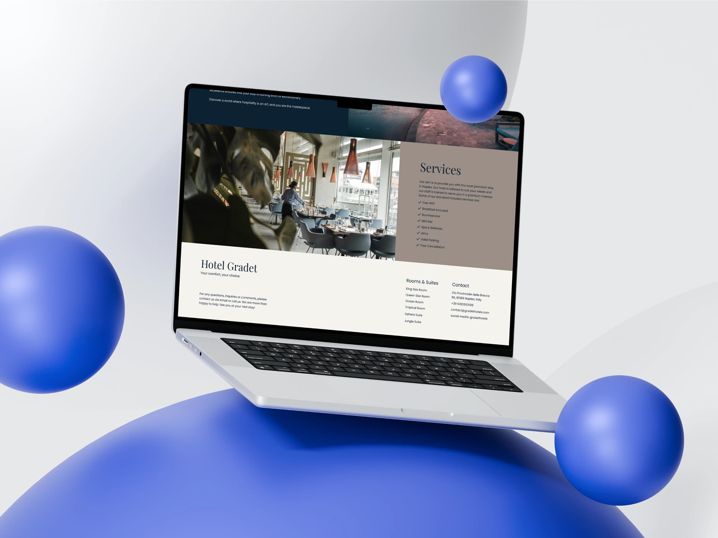 Hotel Gradet brand work
